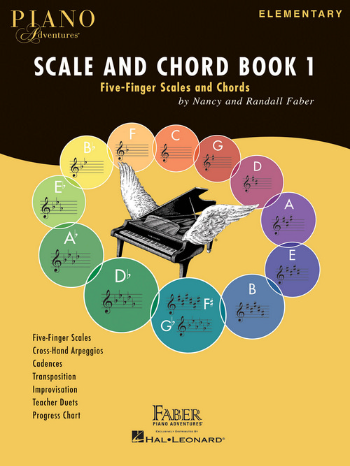 Piano Adventures Scale and Chord Book 1: Five-Finger Scales and Chords