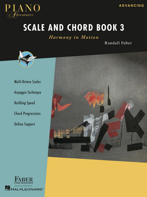 Piano Adventures Scale and Chord Book 3: Harmony in Motion (3B and up). 9781616776633