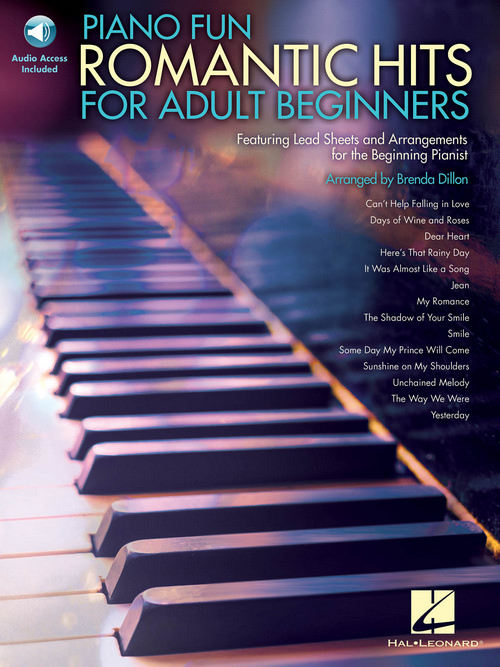 Piano Fun: Romantic Hits for Adult Beginners, Intermediate Level Book with Online Audio