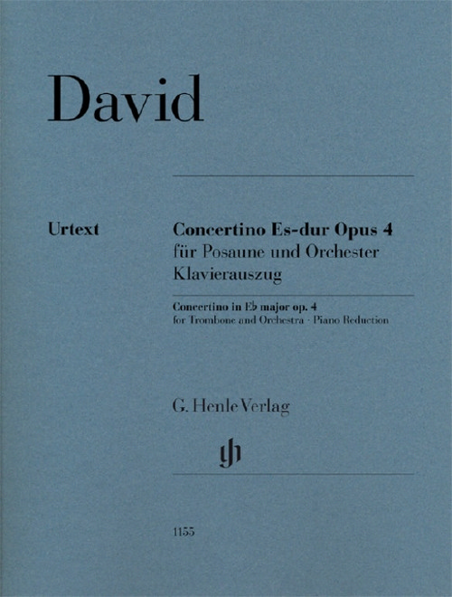 Concertino E flat major op. 4, for Trombone and Orchestra. Piano Reduction