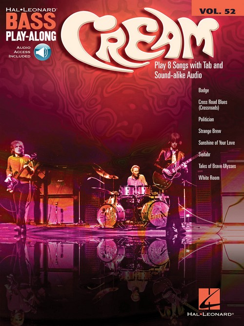 Cream: Bass Play-Along Volume 52