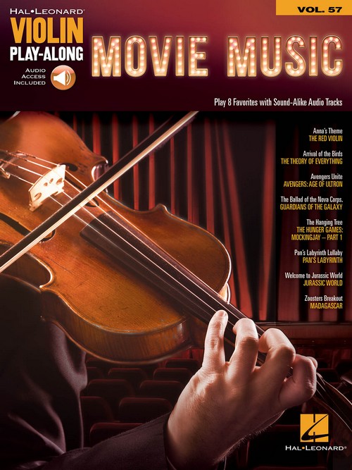 Movie Music: Violin Play-Along Volume 57