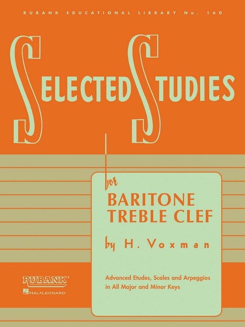 Selected Studies, for Baritone Treble Clef. 9781495051579