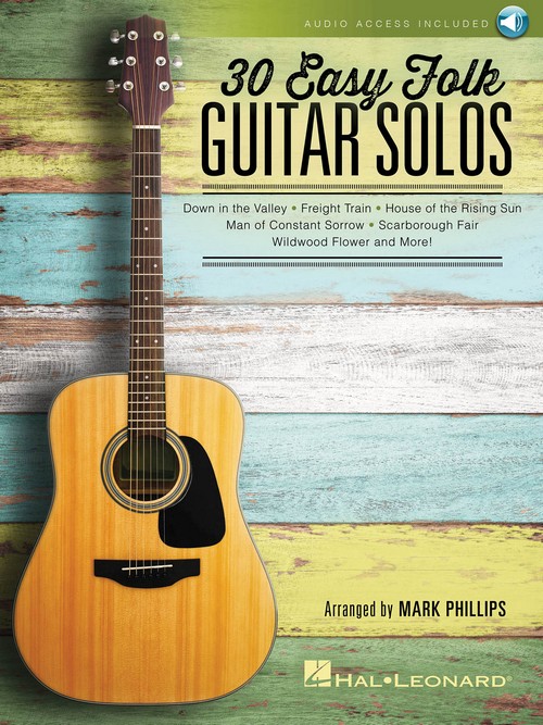 30 Easy Folk Guitar Solos. 9781495060748