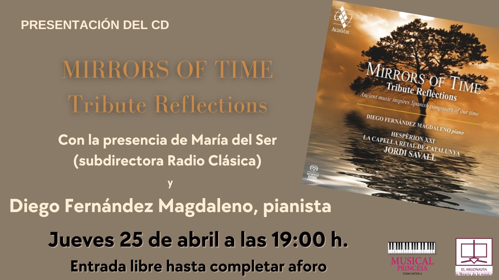 Presentación del CD Mirrors of Time