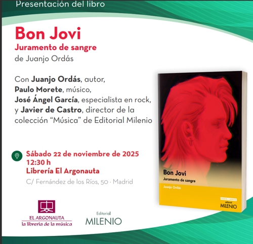 Presentación de Bon Jovi. Juramento de sangre, de Juanjo Ordás