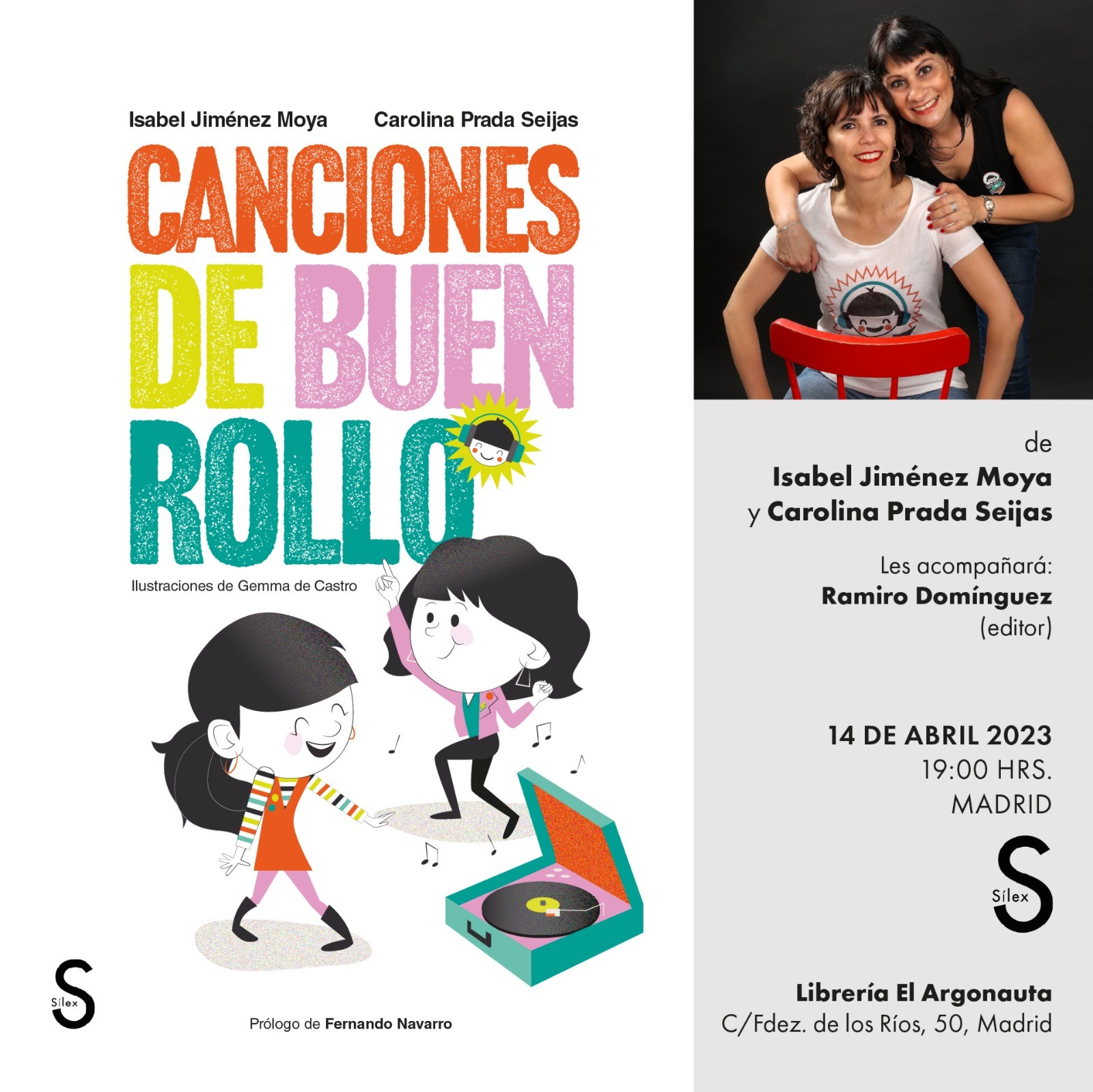 Presentación del libro 'Canciones de buen rollo'