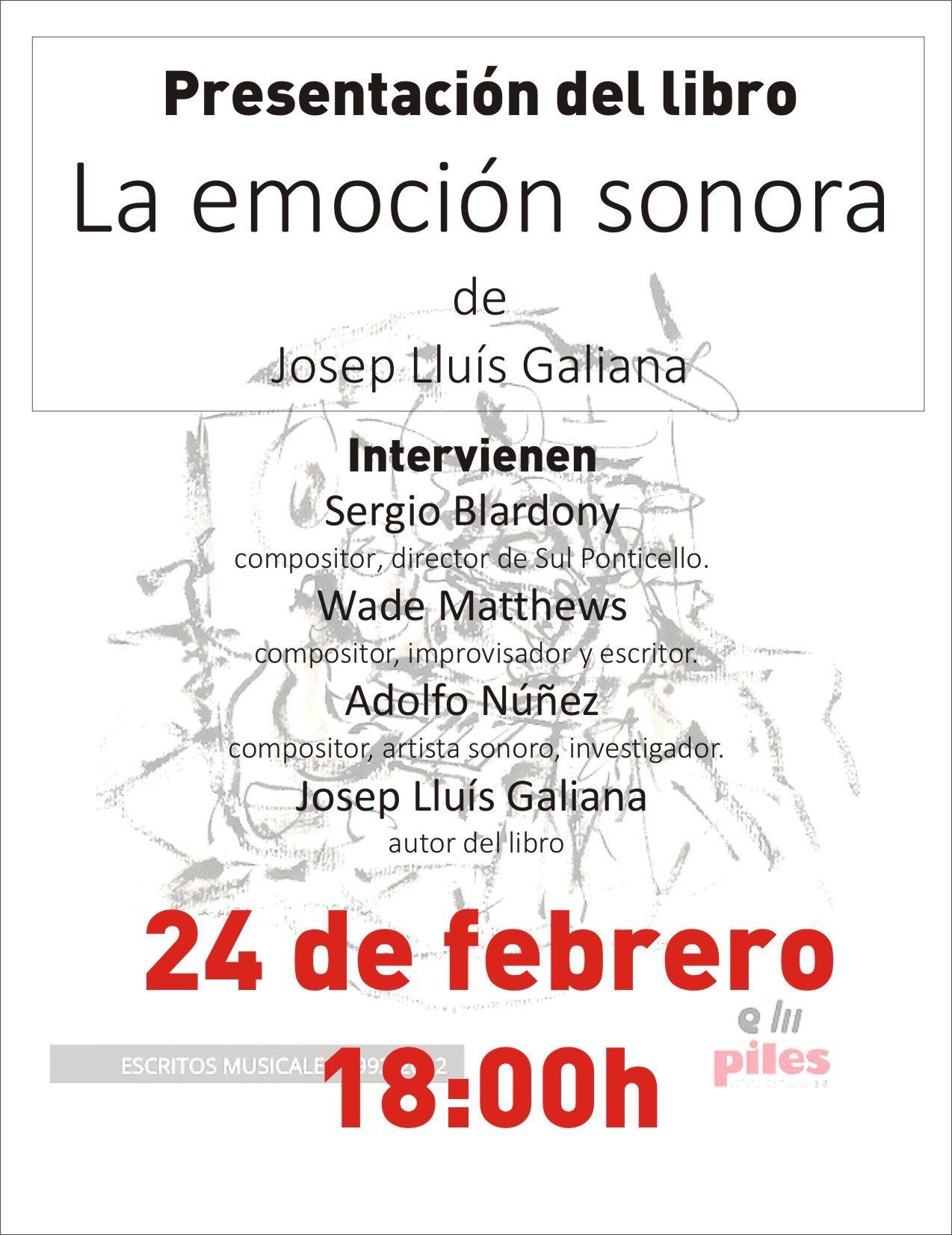 Presentación del libro "La emoción sonora", de Josep Lluís Galiana