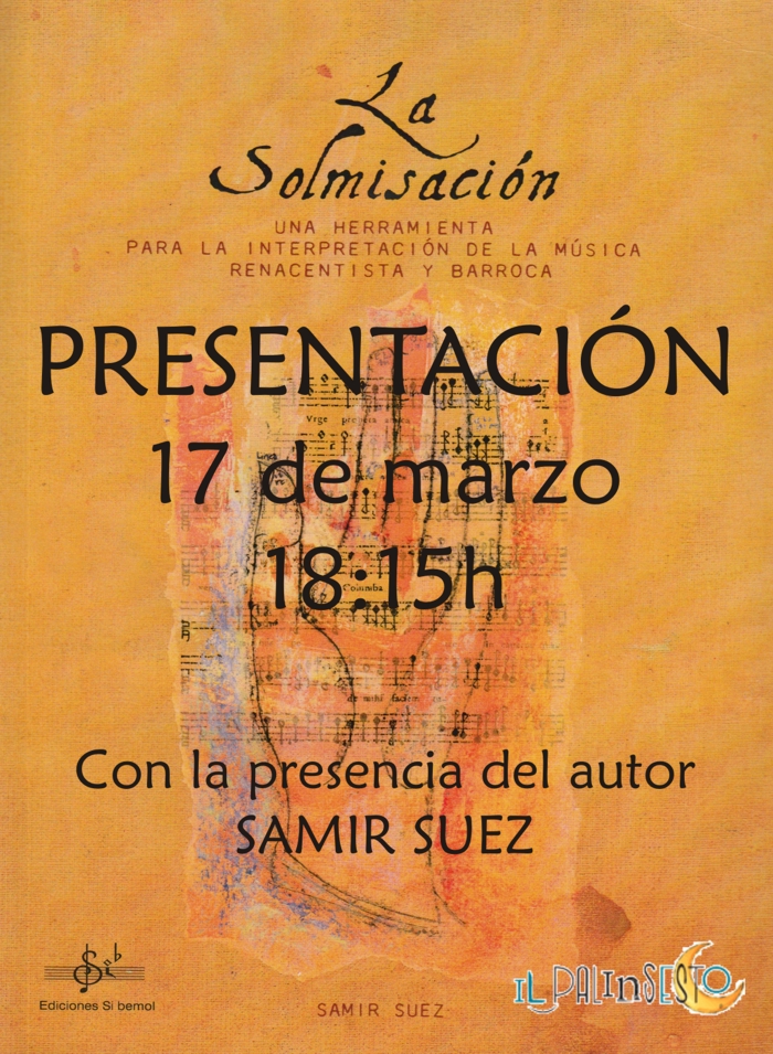 Presentación del libro "La Solmización", de Samir Suez