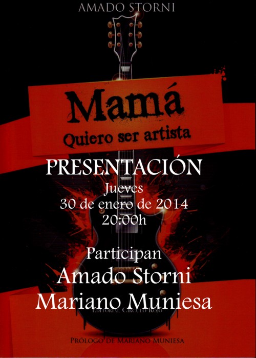 Presentación del libro "Mamá. Quiero ser artista", de Amado Storni