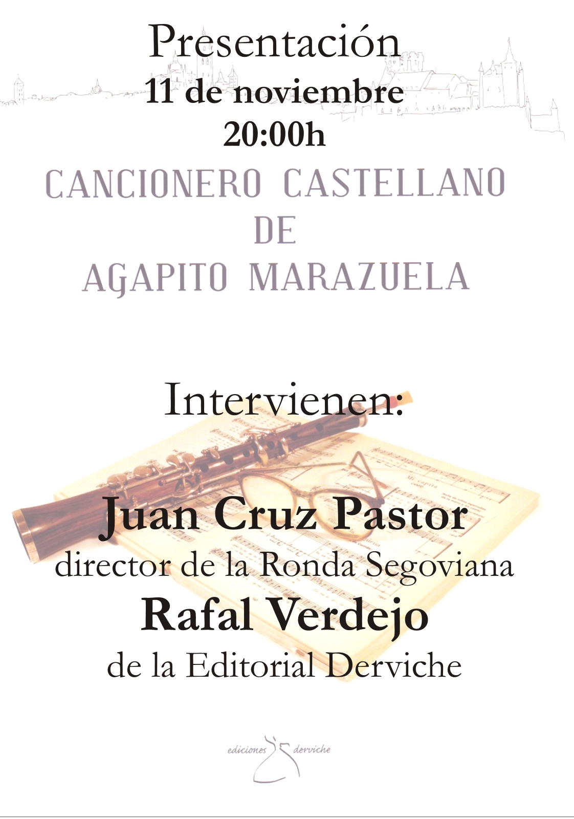 Presentación del Cancionero Castellano de Agapito Marazuela