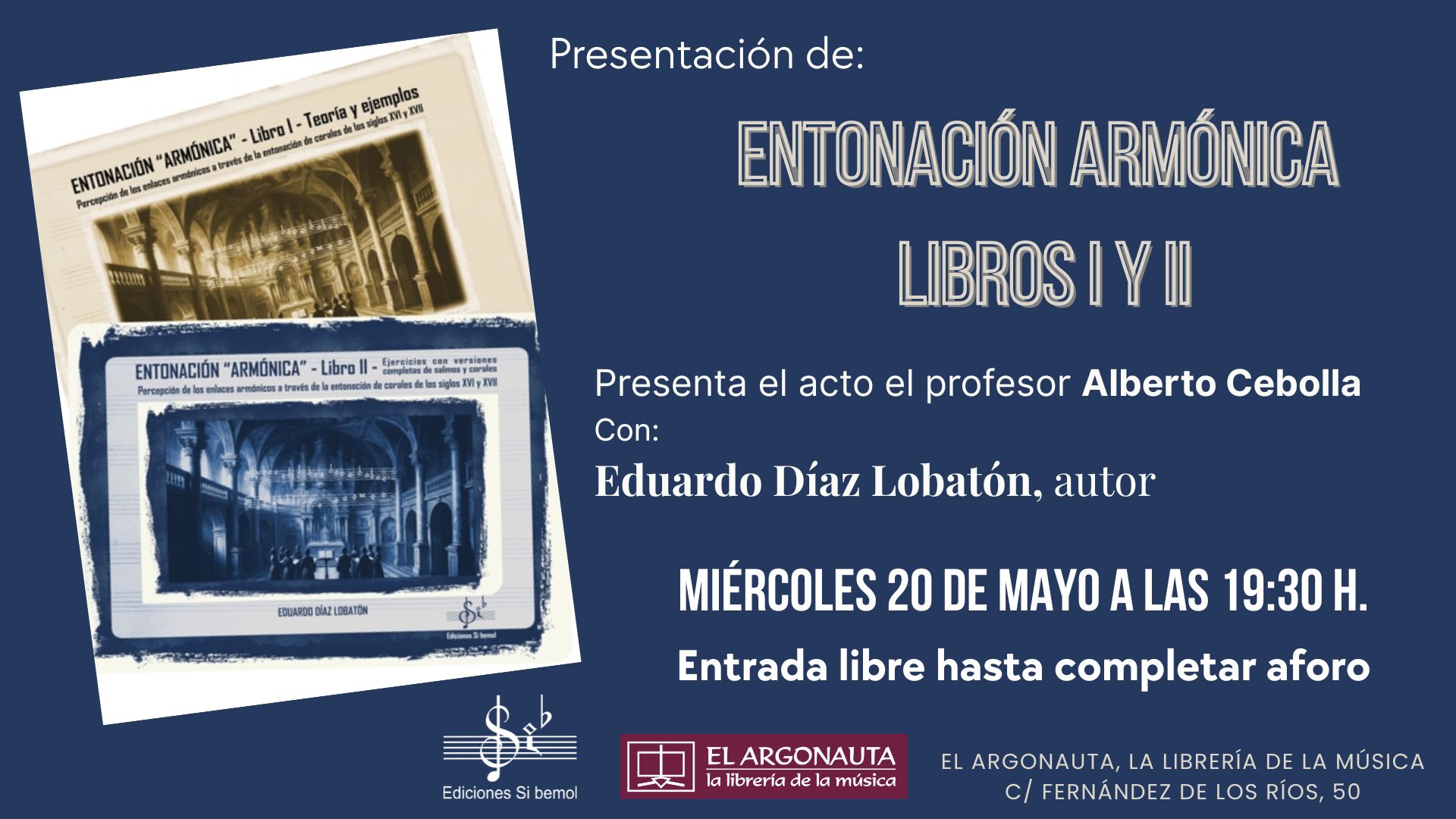 Presentación del libro: 'Entonación "Armónica" - Libros I y II'