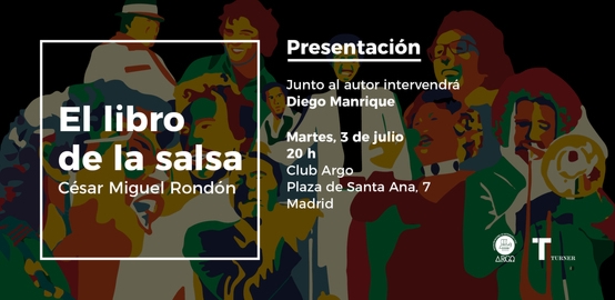 Presentación de "El libro de la salsa" en el Club Argo