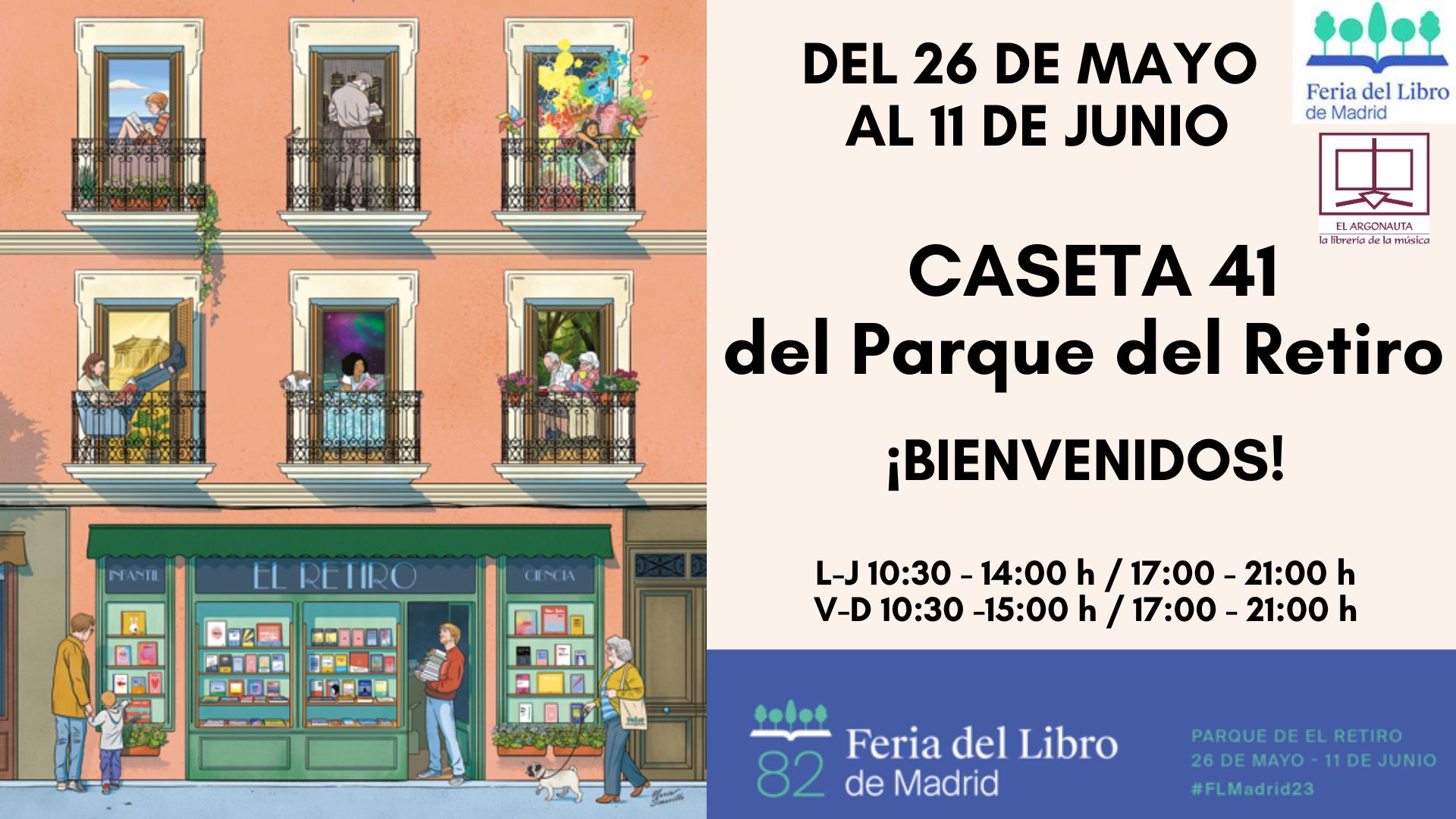 Feria del Libro de Madrid 2023 (Caseta 41)