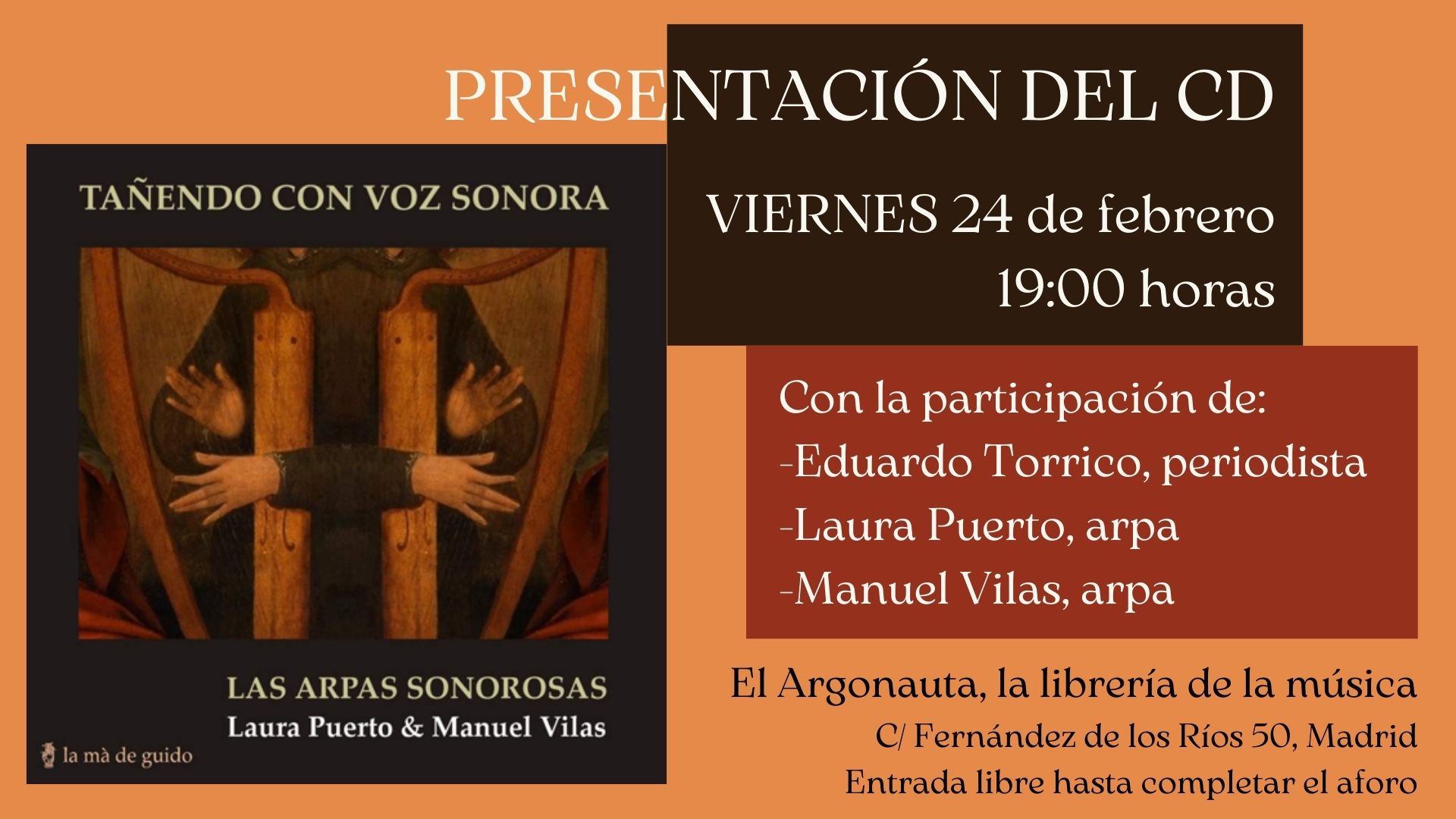 Presentación del CD 'Tañendo con voz sonora'