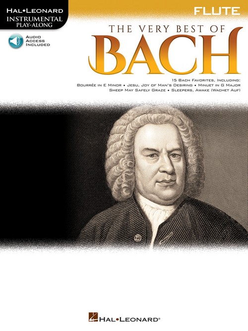 The Very Best of Bach: Instrumental Play-Along, Flute. 9781495090776