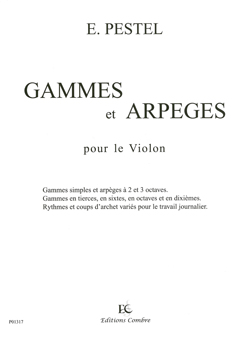 Gammes et arpèges, pour violon