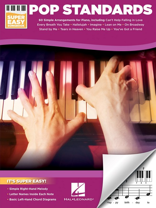 Pop Standards, Super Easy Songbook, Piano