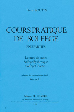 Cours pratique de solfège Vol. 1