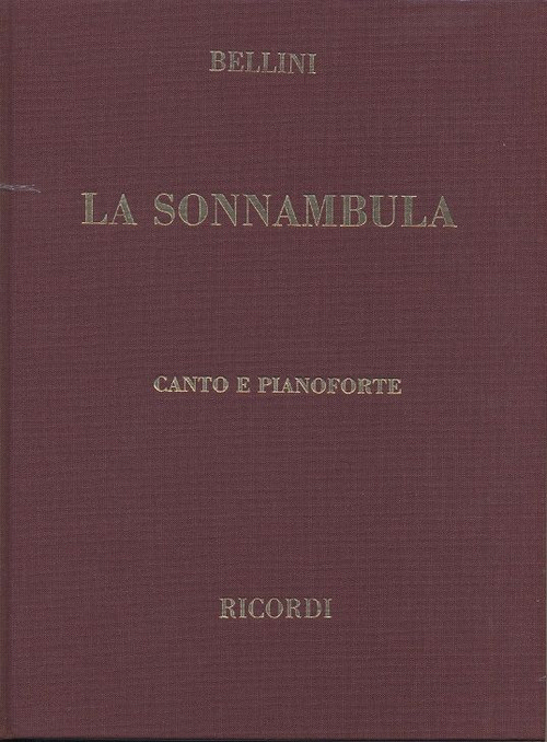 La sonnambula, Vocal and Piano Reduction