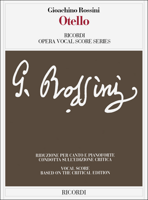 Otello: riduzione per canto e pianoforte, Vocal and Piano Reduction