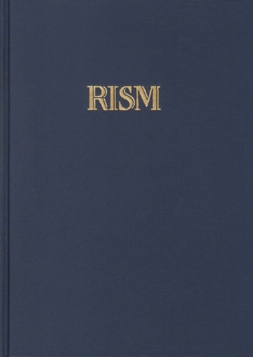 Mehrstimmige Messen in Quellen aus Spanien, Portugal und Lateinamerika (ca. 1490-1630). RISM Serie B XV