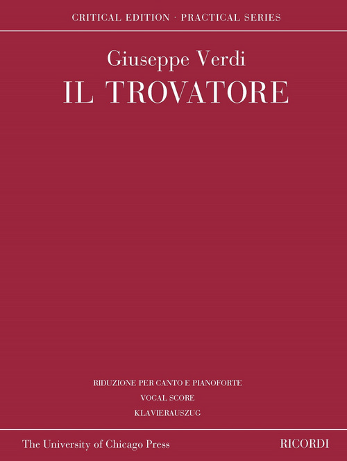 Il trovatore: A cura di D. Lawton, riduzione per canto e pianoforte. 9790041413556