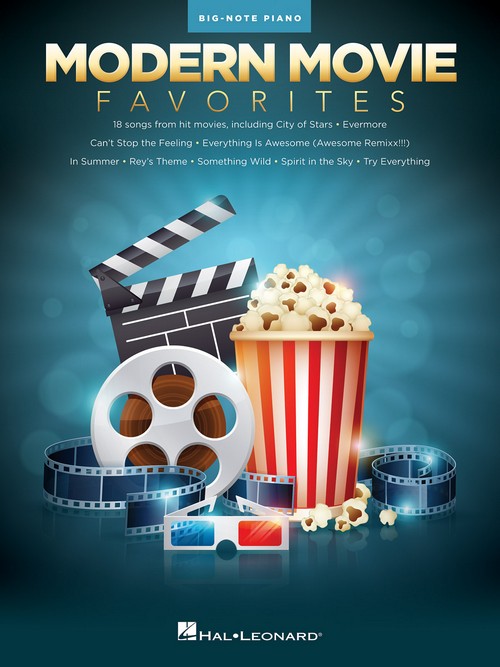 Modern Movie Favorites: Big Note Songbook, Piano. 9781540000323