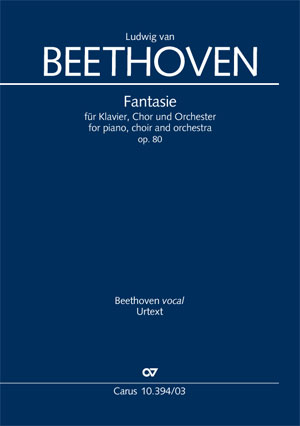 Fantasia for Piano, Choir and Orchestra in C Minor Op. 80, for Soloists, SATB, Piano and Orchestra, Piano Reduction