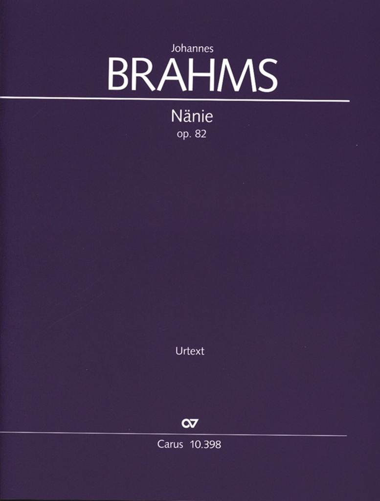 Nanie Op. 82, SATB and Orchestra, Vocal Score. 9790007251352