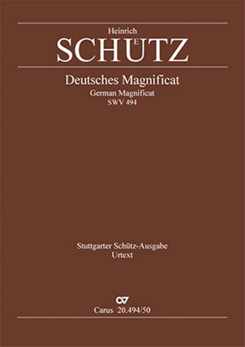 Deutsches Magnificat: SWV 494, Mixed Choir  and Basso Continuo. 9790007187910