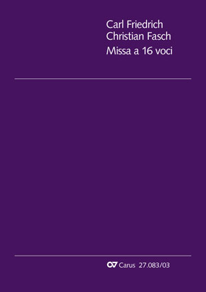 Missa a 16 voci, Soli ST, Mixed Choir and Organ