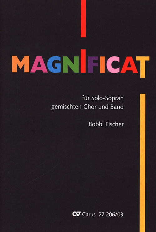 Magnificat, for Soprano Voice, Mixed Choir and Mixed Ensemble, Vocal Score