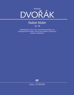 Stabat Mater: Version for Chamber Orchestra op. 58, 1876/1877, Score