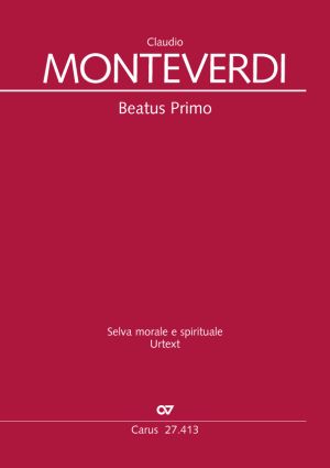 Beatus Primo: from Selva Morale et Spirituale, for SSATTB and Mixed Ensemble, Score