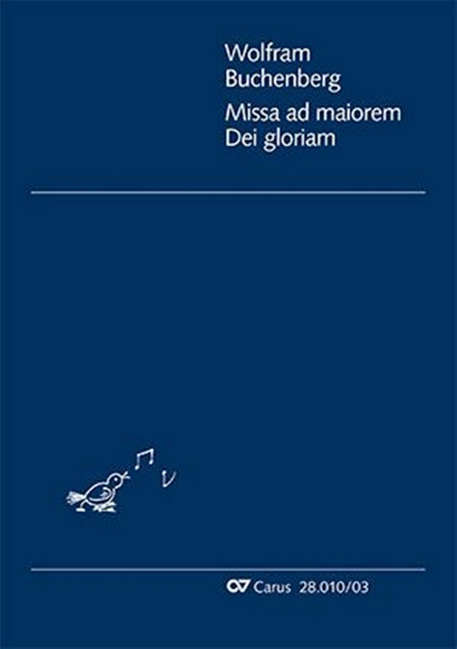 Missa ad maiorem Dei gloriam, Bariton Voice, SATB and Big Band, Vocal Score. 9790007296629 Missa ad maiorem Dei gloriam, Bariton Voice, SATB and Big Band, Vocal Score. 9790007296629