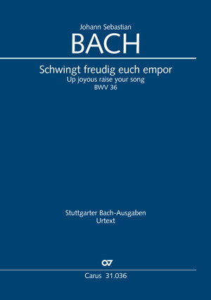 Schwingt freudig euch Empor, BWV 36, Soli ATB, SATB and Orchestra, Score. 9790007171599