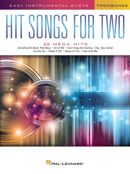 Hit Songs for Two Trombones: Easy Instrumental Duets