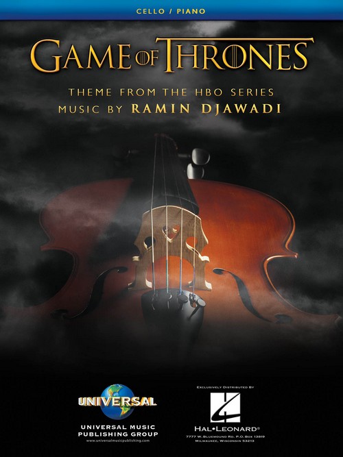 Game of Thrones: from the HBO Series, Cello and Piano. 9781540013330