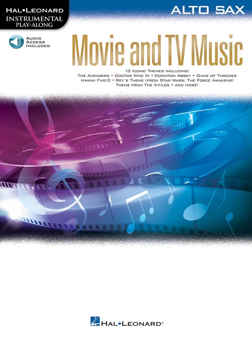 Movie and TV Music for Alto Sax: Instrumental Play-Along