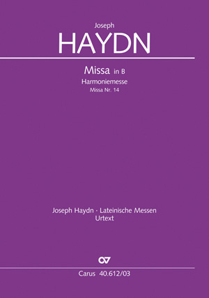 Harmoniemesse in B, Soloists, Mixed Choir and Orchestra, Vocal Score