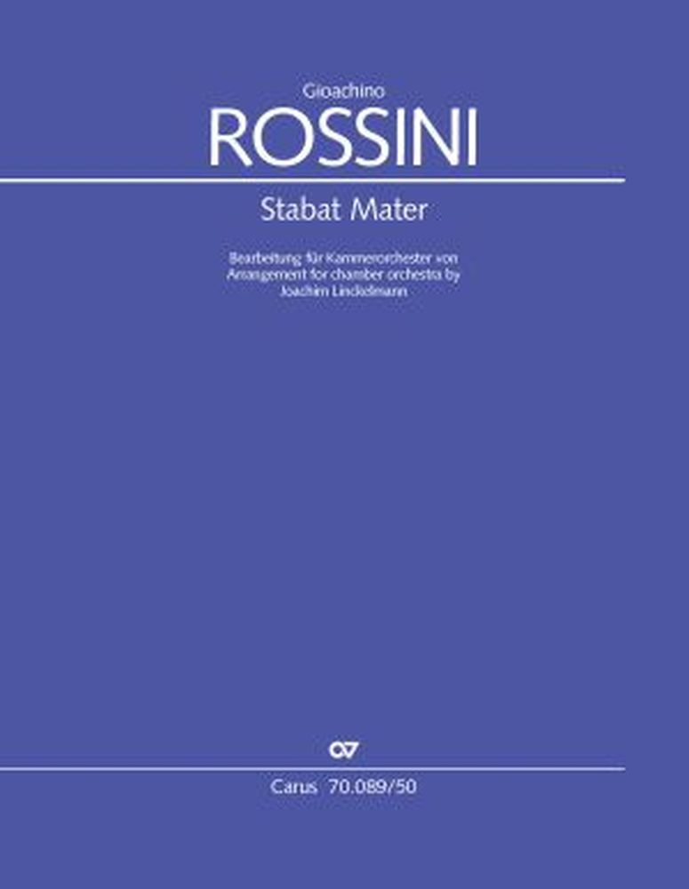Stabat Mater, Soli SSTB, Choir SSTB and Orchestra, Score. 9790007167646