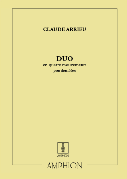 Duo en quatre mouvements, pour feux flûtes