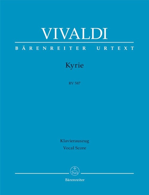 Kyrie RV 587, SATB and Piano