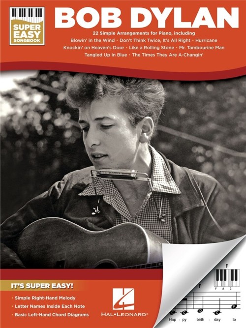 Bob Dylan - Super Easy Songbook, Piano. 9781705134573