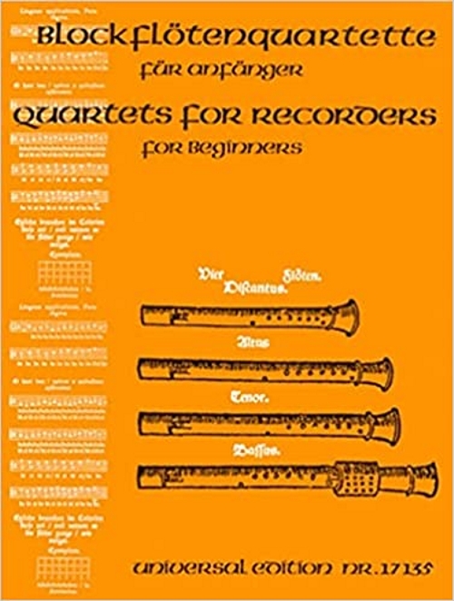 Quartets for Recorders, for Beginners