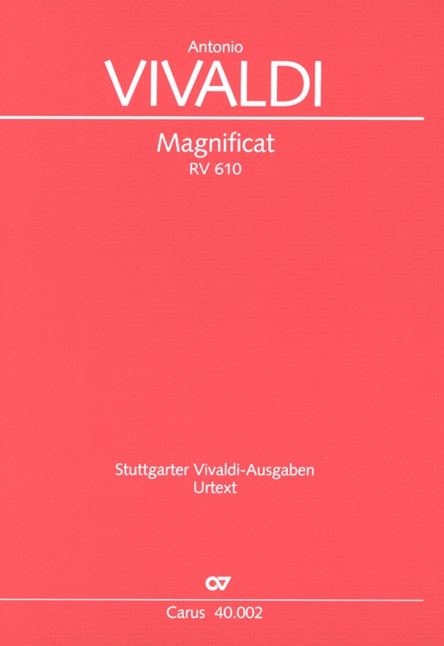 Magnificat RV 610, Score. 9790007057190