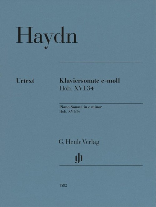 Klaviersonate E-Moll - Hob. XVI:34, Piano. 9790201815824