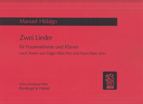 2 Lieder, für Frauenstimme und Klavier