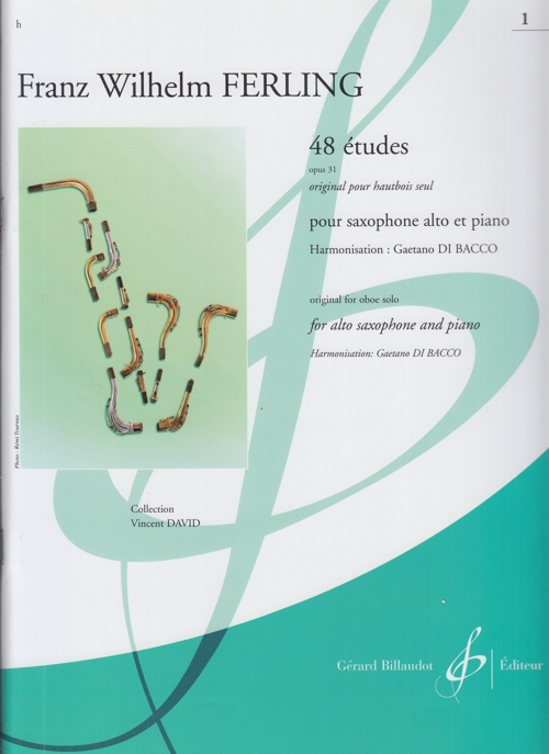 48 Études, op. 31. Vol. 1. Pour saxophone et piano